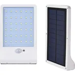 LURECOM Solární svítidlo LED ZD45 - venkovní LED svítidlo 4W s pohybovým detektorem PIR a fotovoltaickým solárním panelem Barva: Bílá