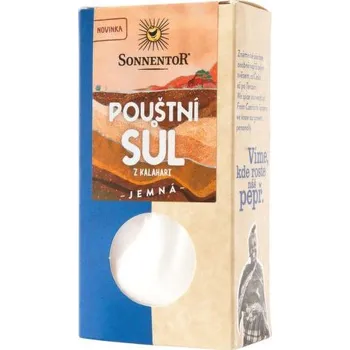 Kuchyňská sůl Sonnentor Sůl pouštní z Kalahari jemná 150 g