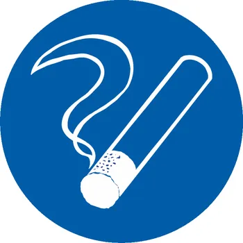 Značení Kouření povoleno samolepící vinylová fólie 100 x 100 mm