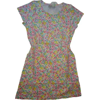 Dívčí šaty Dívčí jednoduché letní kytičkované šaty 158