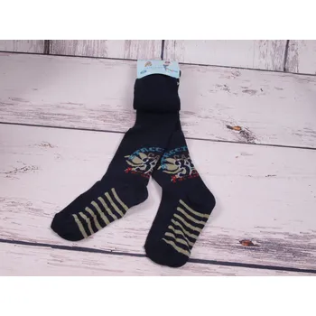 Punčocháče punčocháčky punčošky YO tm. modré velikost oblečení - děti: 128/134