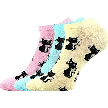 Dámské ponožky Boma Piki 55 - balení 3 různé páry 23-25 (35-38) mix A