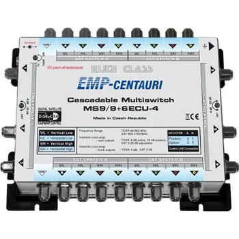 Multiswitch Satelitní multipřepínač EMP Centauri MS9/9+6ECU-4