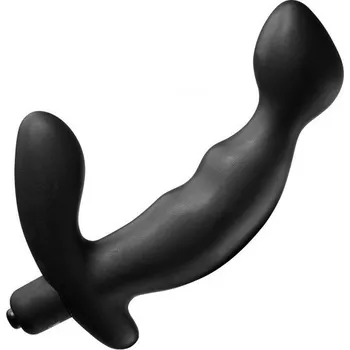 Anální kolík Tom of Finland Silicone P-Spot Vibe, silikonový stimulátor prostaty 15 x 3,2 cm