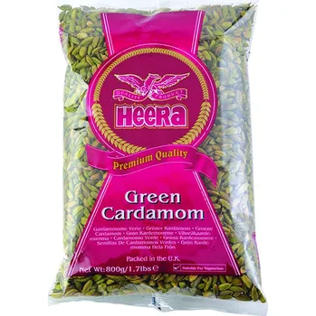 Koření HEERA KARDAMOM ZELENÝ CELÝ (GREEN CARDAMOM WHOLE) 700G