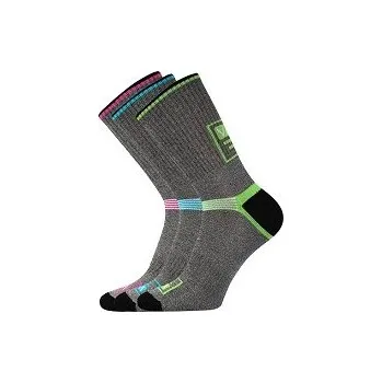 SPECTRA sportovní ponožky VoXX - balení 3 páry v barevném mixu 23-25 (35-38) mix