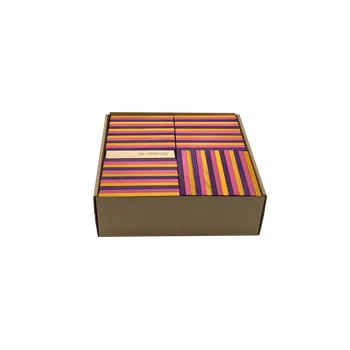 Dřevěná hračka T-Wood, s. r. o. Stavebnice fialová destičky 200