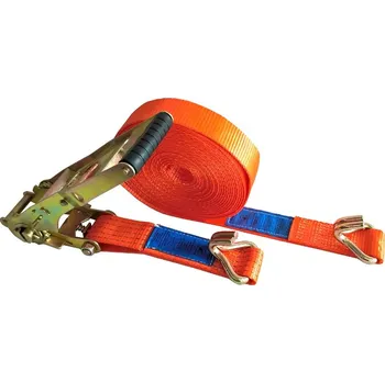 Upínací popruh FALK GROUP Upínací souprava 50 mm/10 m/5 t, dvojité háky, ERGO ráčna