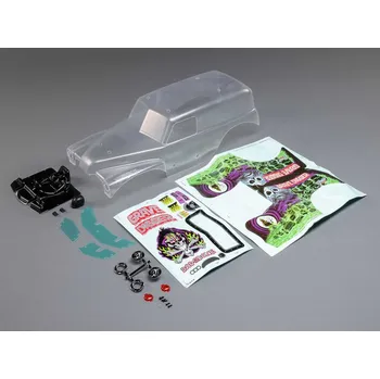 RC vybavení 1:8 Losi LMT: Karosérie nenabarvená Grave Digger
