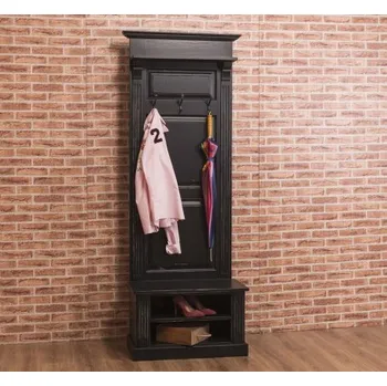 Předsíňová stěna Dřevěná předsíňová stěna GAIA 08 - světlá patina - P004+P054A