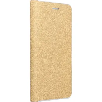 Náhradní kryt pro mobilní telefon Kryt Luna Book Silver Samsung Galaxy A03s zlatý