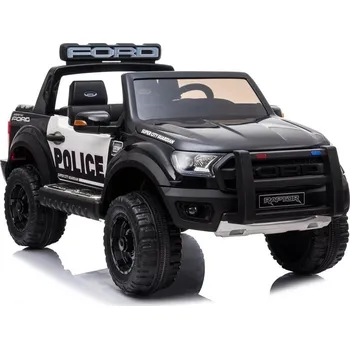 Dětské elektrovozidlo HračkyZaDobréKačky Ford Ranger Raptor policie černé