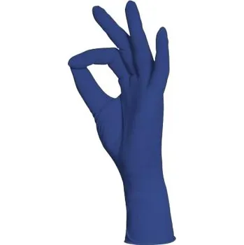 Vyšetřovací rukavice Vyšetřovací rukavice Style nitril, nepudrované, Blueberry (tmavě modré), vel. S, 100 ks