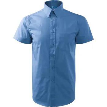 Pánská košile Malfini Shirt short sleeve Pánská košile 207 nebesky modrá XXXL