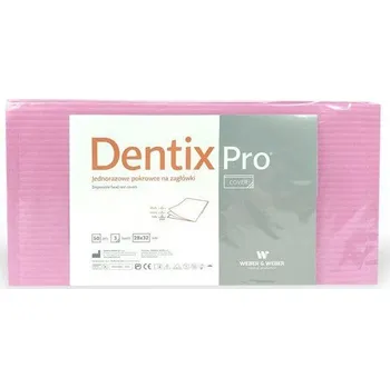 Návleky DentixPro na opěrku hlavy 28 x 32 cm, růžová, 50 ks