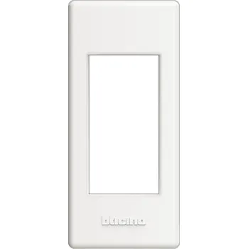 Elektrická zásuvka BTICINO Rámeček LND4811BI 1 modul lišta bílá LND4811BI