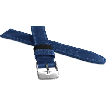 Modrý kožený řemínek LAVVU Tailor Top Grain LSOUJ Šířka řemínku: 20mm