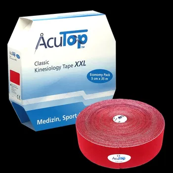 Tejpovací páska AcuTop® Classic tejp klinický XXL 5cm x 35m, červený