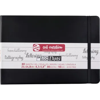 Talens Art Creation Sketchbook Art Creation v pevné vazbě, tečkované stránky, 80g, 80 listů Velikost skicáku (cm): 21 x 29,7 (A4)