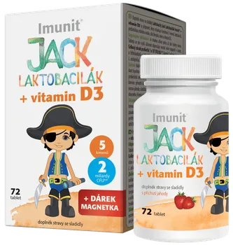 Simply You Laktobacily Jack Laktobacilák + vitamin D3 72 tbl.