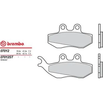 Brzda pro motocykl Přední brzdové destičky Brembo Piaggio 125 HEXAGON GTX 2000 - směs OEM