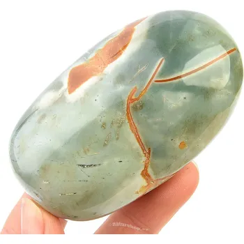 Přírodní kámen Pestrý jaspis hladký kámen (206g)