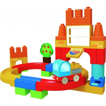 ostatní stavebnice UNICO PLUS / ANDRONI GIOCATTOLI Unico Plus stavebnice Dráha pro autíčka 38 dílů