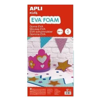 Barevný papír Apli Pěnovka světle modrá 600 x 400 x 2 mm 5 listů