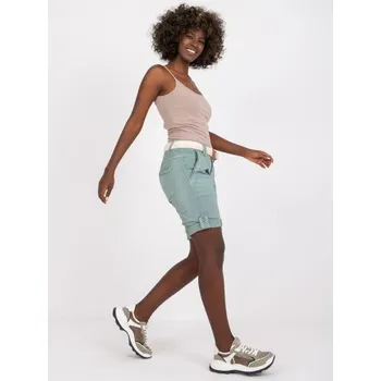Dámské šortky bavlněné STITCH & SOUL zelené