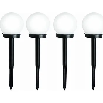 Zahradní dekorace SOLAR 41/4 Solární osvětlení Ø10cm set 4 kusů (Solární zahradní svítidlo )