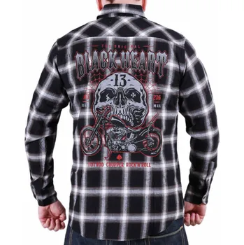 Pánská košile košile pánská BLACK HEART - GANGLAND - BLACK - XL