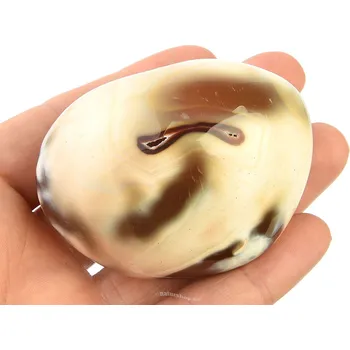 Přírodní kámen Sněžný karneol s dutinou 165g