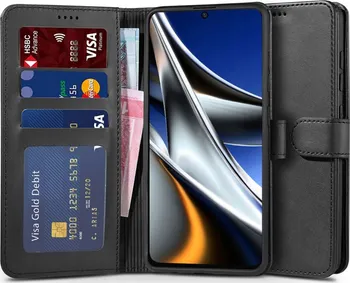 Pouzdro na mobilní telefon Tech Protect Wallet pro Xiaomi Poco X4 Pro 5G černé