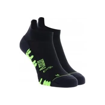 Pánské ponožky Inov-8 TRAILFLY ULTRA SOCK LOW black/green M ponožky