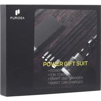 Dárkový potravinový koš Dárkový Box G4 - Powerbanka, Nabíječka síťová + auto, 3v1 kabel