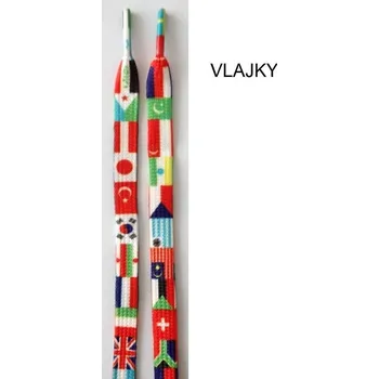 Tkaničky do bot Woodrow Tkaničky Vlajky do bot tepláků mikiny - ploché