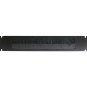 Sprchový panel Penn Elcom R1268/2Uk-PBS - panel zaslepovací s kartáčem 2U