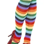 Smiffys Pruhované barevné punčochy Klaun