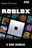 Roblox Card, 2000 Robux