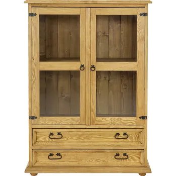 Ložnice Drewmax KD703 dřevěná komoda masiv borovice rustikal (KD703 komoda SIMPLE)