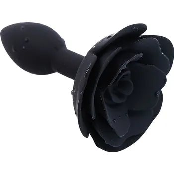 Anální šperk Kiotos Rose Silicone Anal Plug Black