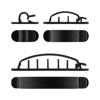 kabelová chránička goobay Sada držáků na kabely, samolepící, 6ks (70684) - 19.92.3286