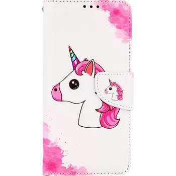 Pouzdro na mobilní telefon Pouzdro Samsung A13 knížkové Jednorožec (kryt neboli obal na Samsung A13)