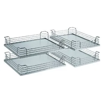 KESSEBÖHMER KESSEBÖHMER- MAGIC CORNER sada košů ARENA CLASSIC chrom/ bílá