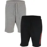 set pánské šortky JACK & JONES - BLACK/GREY - (2 ks) - XL (Jack Jones Harry 2 Pack Jog)