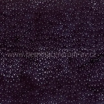 Hoffman 3019-087 bali batika puntík fialová bavlněná látka patchwork