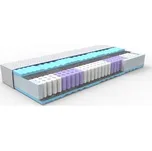 TEXPOL STELA - komfortní taštičková matrace s potahem Aloe Vera Silver 85 x 195 cm, snímatelný potah