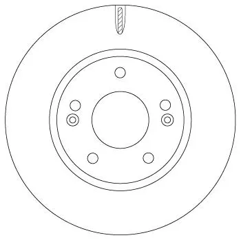 Brzdový kotouč Brzdový kotouč TRW DF6936