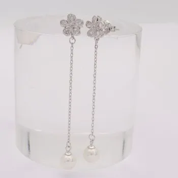 Náušnice Stříbrné náušnice na puzetu