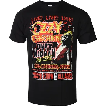 Oblečení a móda Tričko metal pánské Ozzy Osbourne - Diary Of A Madman Tour - ROCK OFF - OZZTS13MB
